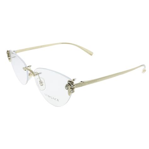 versace eyewear model|Versace rimless glasses for women.